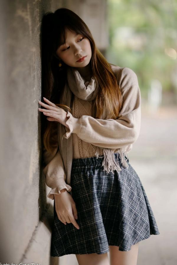    畊畊 - 台大校园清新写真，甜美少女的秋日治愈系漫步之旅 [112P]第105张图片