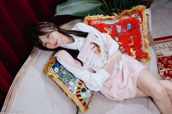    朵莉 - 粉色可爱连衣裙清纯私房照，室内甜美灵动写真 [60P]第60张图片