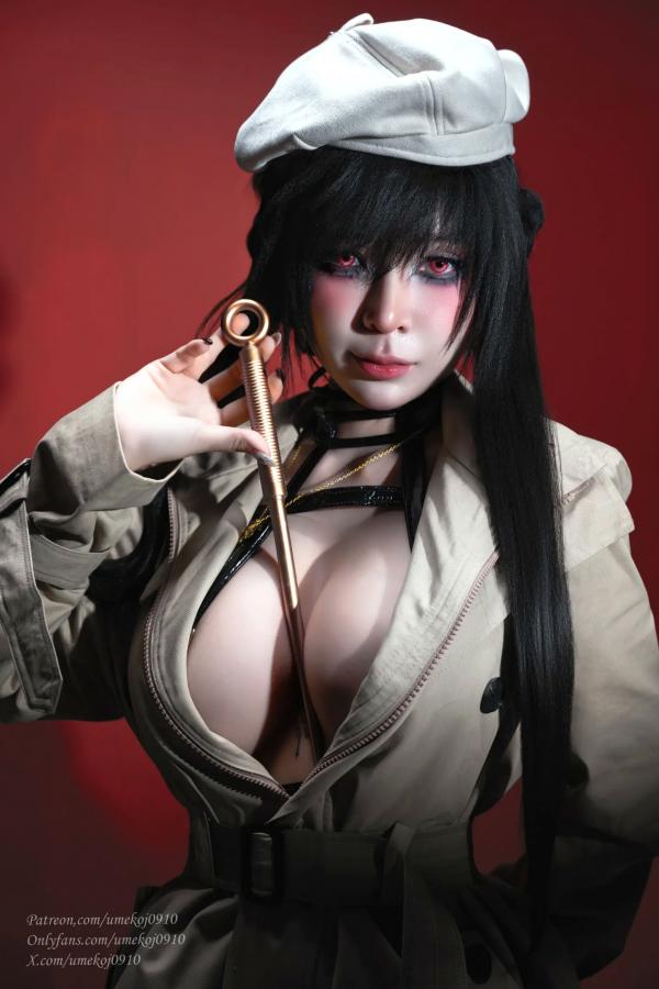   Umeko J - 约尔·福杰《间谍过家家》性感角色扮演COS秀，绝美冷艳杀手还原，极致身材诱惑 [109P]第39张图片