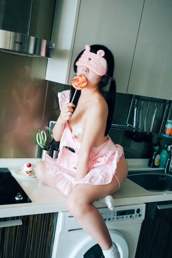    韩国美女Min-Min私房写真：蕾丝眼罩居家诱惑，浴室与甜美派对的多面魅力《品尝我吧-Taste-Me-Loozy》第36张图片