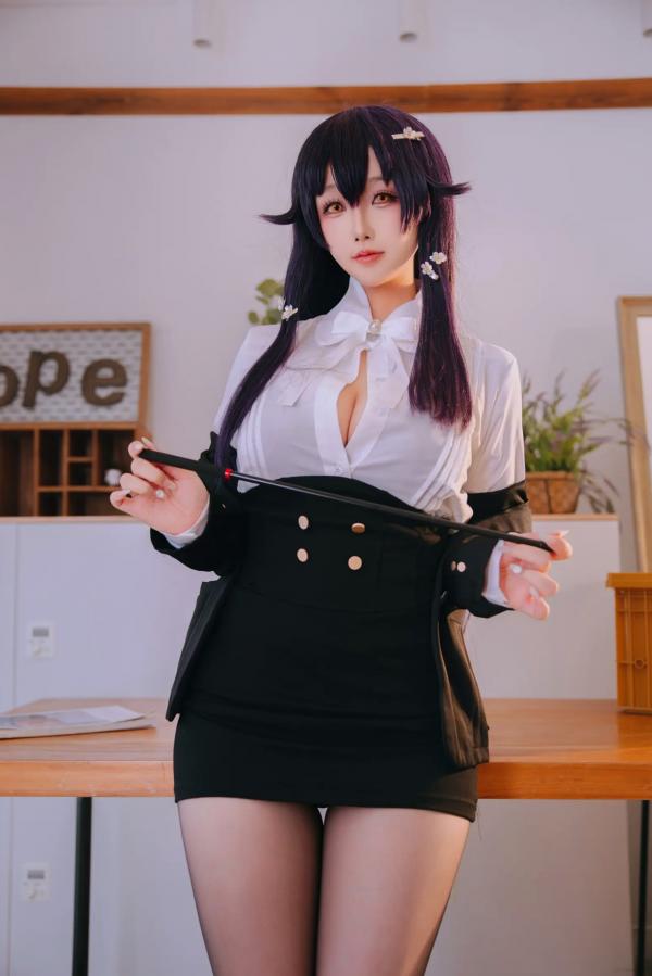    Cosplay日奈娇 - 吾妻的指导课：知性OL制服魅力，黑丝职场与大胆私房角色扮演大尺度精选 [120P]第4张图片