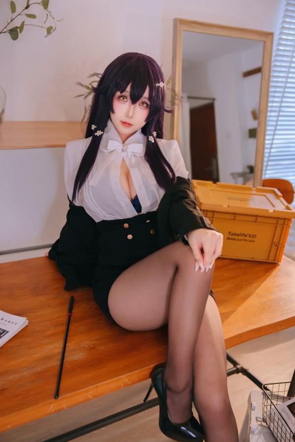    Cosplay日奈娇 - 吾妻的指导课：知性OL制服魅力，黑丝职场与大胆私房角色扮演大尺度精选 [120P]第12张图片