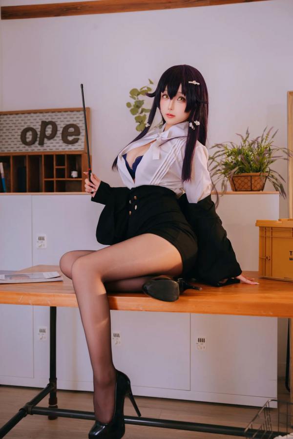   Cosplay日奈娇 - 吾妻的指导课：知性OL制服魅力，黑丝职场与大胆私房角色扮演大尺度精选 [120P]第15张图片