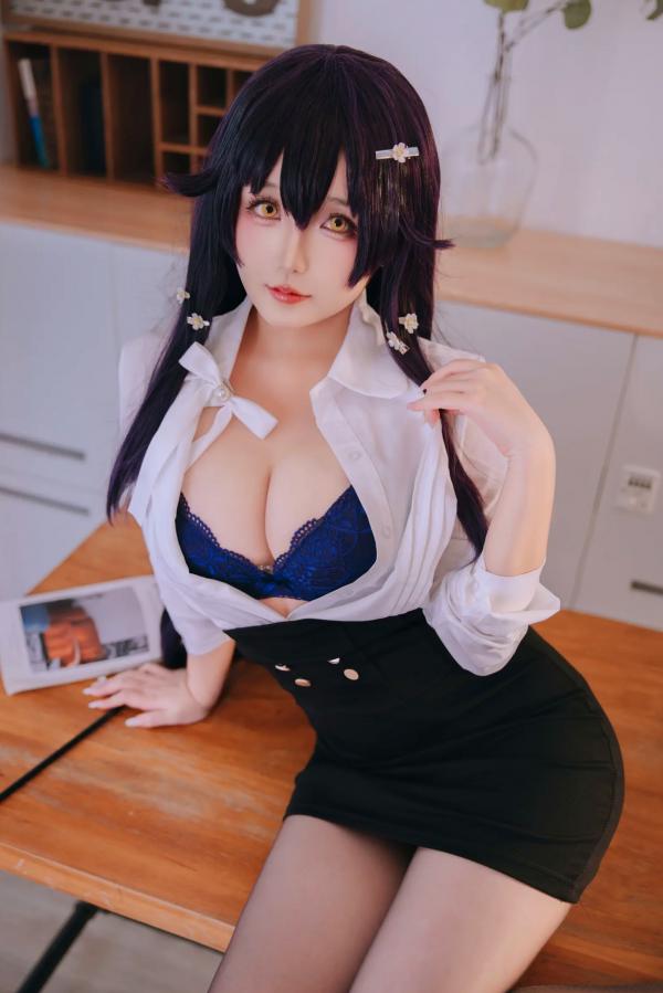    Cosplay日奈娇 - 吾妻的指导课：知性OL制服魅力，黑丝职场与大胆私房角色扮演大尺度精选 [120P]第24张图片
