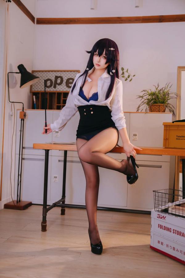    Cosplay日奈娇 - 吾妻的指导课：知性OL制服魅力，黑丝职场与大胆私房角色扮演大尺度精选 [120P]第33张图片