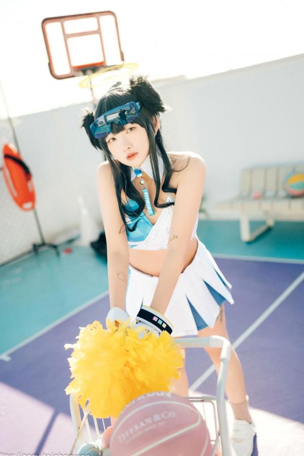    韩国美女SonSon Cosplay舰队收藏响Hibiki，网球场运动风制服诱惑，元气少女的清纯与野性碰撞，顶级视觉盛宴第15张图片