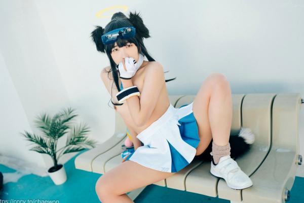    韩国美女SonSon Cosplay舰队收藏响Hibiki，网球场运动风制服诱惑，元气少女的清纯与野性碰撞，顶级视觉盛宴第83张图片