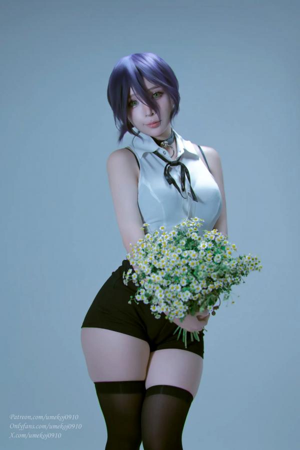    Umeko J - Reze Chainsaw Man 蕾塞COSPLAY精选：电锯人高颜值女神，冷艳短发制服诱惑与性感私房写真 [103P]第3张图片