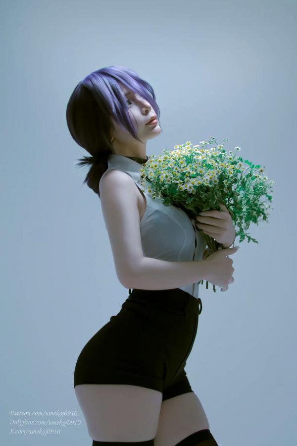    Umeko J - Reze Chainsaw Man 蕾塞COSPLAY精选：电锯人高颜值女神，冷艳短发制服诱惑与性感私房写真 [103P]第4张图片