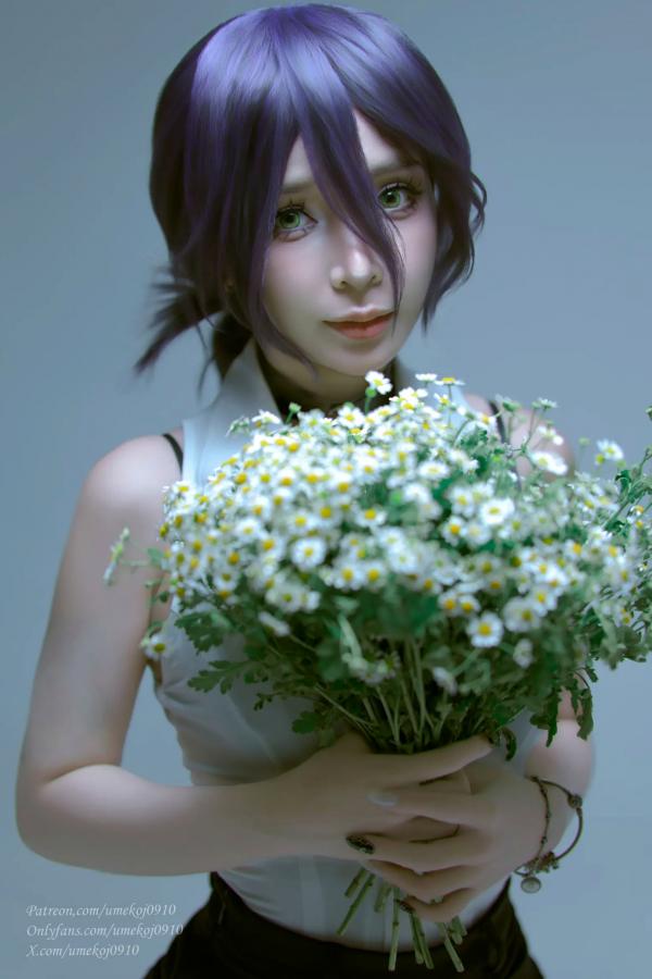    Umeko J - Reze Chainsaw Man 蕾塞COSPLAY精选：电锯人高颜值女神，冷艳短发制服诱惑与性感私房写真 [103P]第9张图片