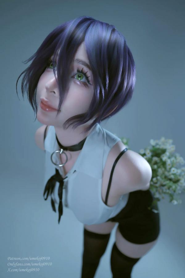   Umeko J - Reze Chainsaw Man 蕾塞COSPLAY精选：电锯人高颜值女神，冷艳短发制服诱惑与性感私房写真 [103P]第11张图片