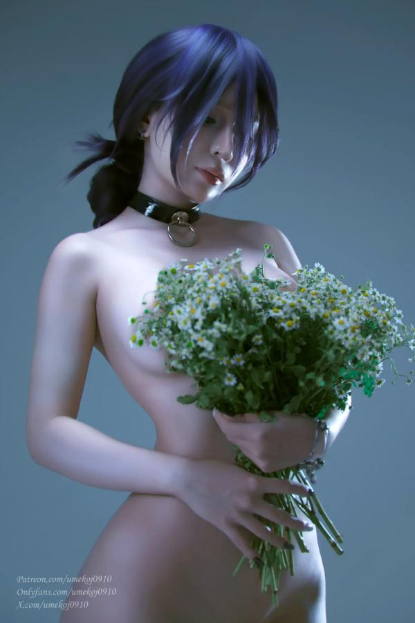    Umeko J - Reze Chainsaw Man 蕾塞COSPLAY精选：电锯人高颜值女神，冷艳短发制服诱惑与性感私房写真 [103P]第25张图片