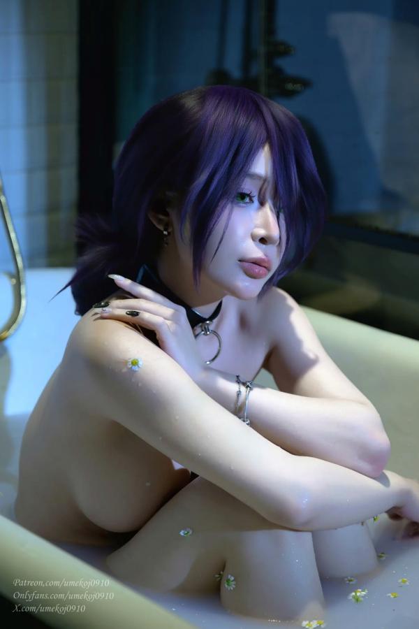    Umeko J - Reze Chainsaw Man 蕾塞COSPLAY精选：电锯人高颜值女神，冷艳短发制服诱惑与性感私房写真 [103P]第57张图片