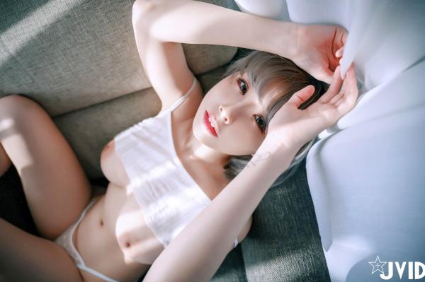    JVID黎菲儿：居家私房极致诱惑，灰发美少女纯欲透视内衣尽显逆天身材，H罩杯写真第111张图片