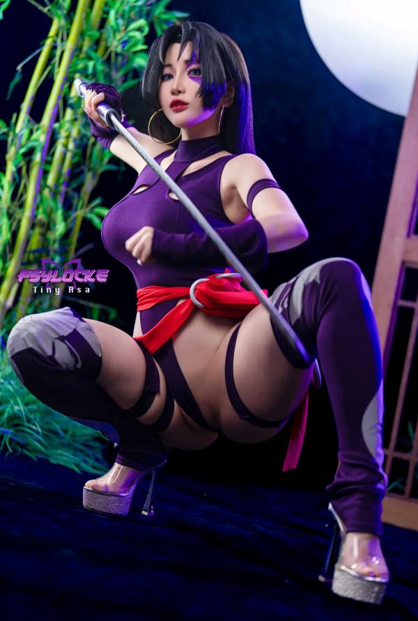    Tiny Asa - 灵蝶Psylocke极致性感Cosplay，极品身材油光写真 [80P]第11张图片