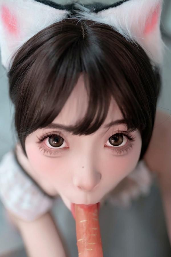    Bangni邦尼 - 居家厨房诱惑猫娘，黑白连体衣配白丝美腿，可爱与性感并存的小猫日记 [103P]第54张图片