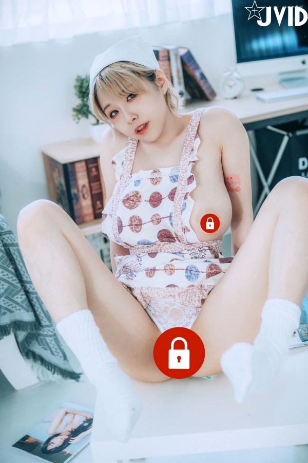    JVID-黎菲儿：家政妇的情欲解锁，性感居家私房大尺度白色内衣写真，尽显诱人曲线！第4张图片