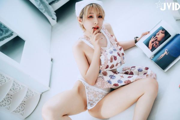    JVID-黎菲儿：家政妇的情欲解锁，性感居家私房大尺度白色内衣写真，尽显诱人曲线！第25张图片