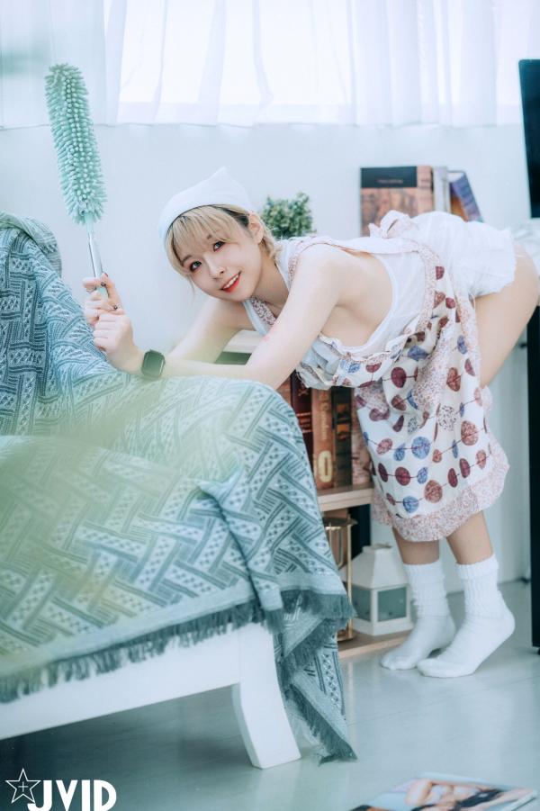    JVID-黎菲儿：家政妇的情欲解锁，性感居家私房大尺度白色内衣写真，尽显诱人曲线！第30张图片