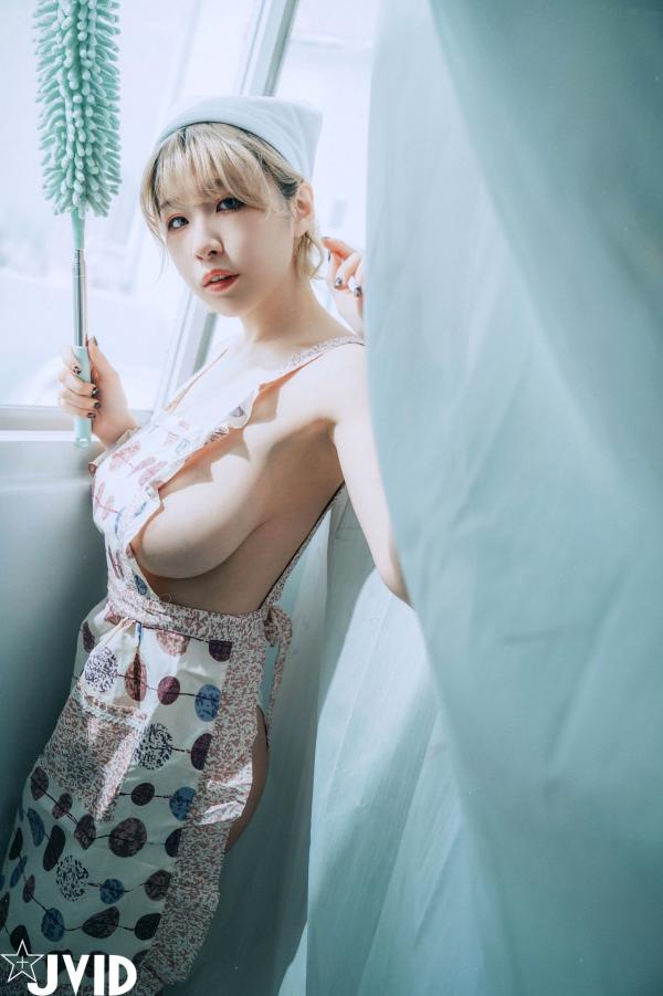    JVID-黎菲儿：家政妇的情欲解锁，性感居家私房大尺度白色内衣写真，尽显诱人曲线！第109张图片