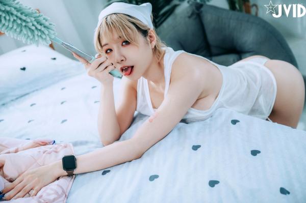    JVID-黎菲儿：家政妇的情欲解锁，性感居家私房大尺度白色内衣写真，尽显诱人曲线！第115张图片