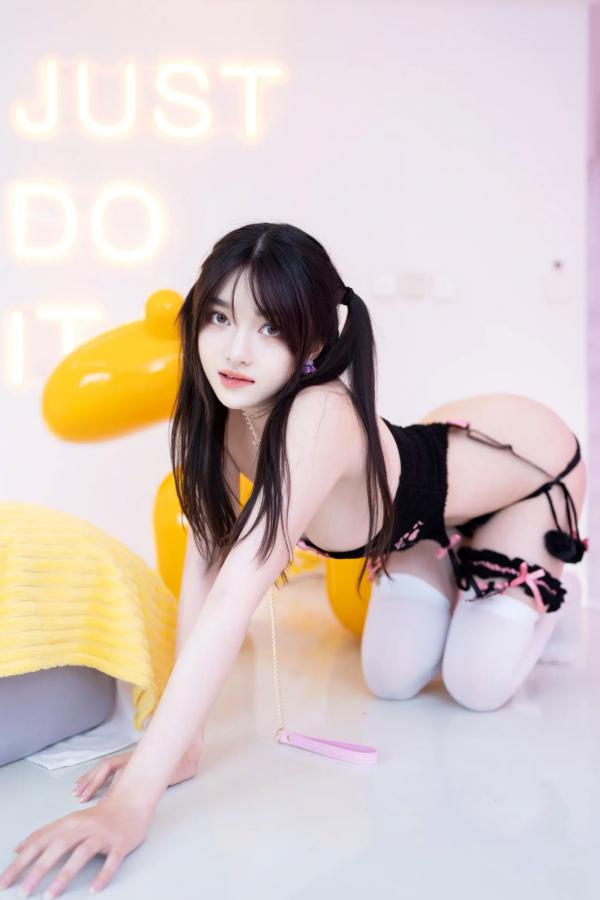    白露lulu - 白丝猫咪童真套装写真，私房角色扮演极致诱惑，纯欲天花板系列 [84P]第60张图片