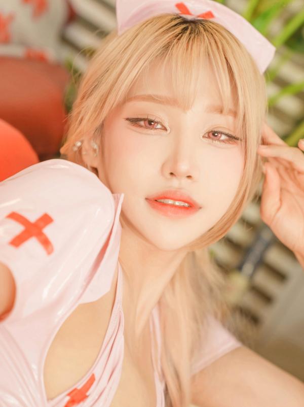    韩国美女Taeri粉嫩护士制服诱惑，性感私房照海报女郎写真，Pin-up Girl Vol.06极致美腿与曲线展示第71张图片