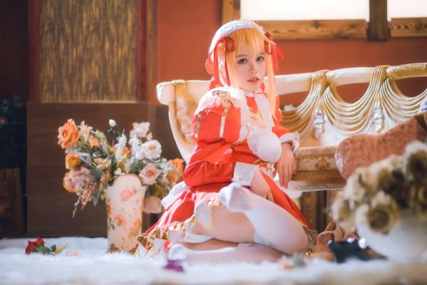    千反田鹿子 - 尼禄女仆cosplay美图，二次元灵动少女萌系角色扮演写真集第26张图片
