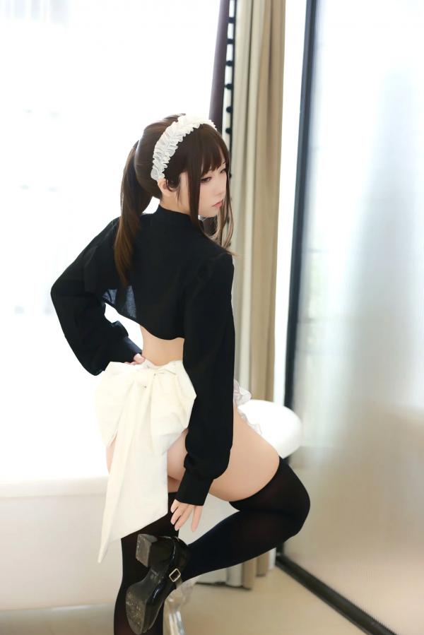    G44不会受伤 - 诗织：精致黑白女仆角色扮演，室内私房写真[33P]第6张图片