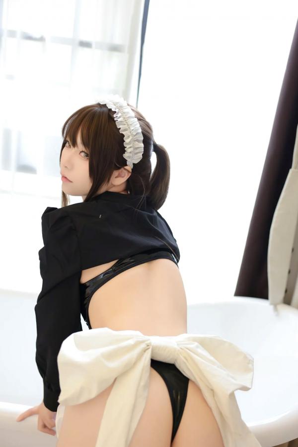    G44不会受伤 - 诗织：精致黑白女仆角色扮演，室内私房写真[33P]第16张图片