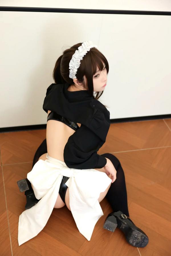    G44不会受伤 - 诗织：精致黑白女仆角色扮演，室内私房写真[33P]第22张图片
