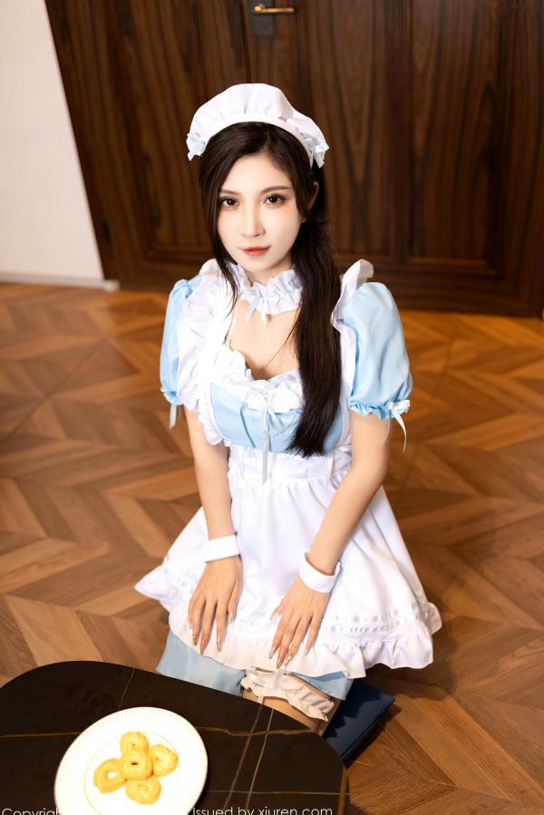    XiaoYu语画界-1100-小蛮妖Yummy-浴室湿身私房大尺度写真-银色超小三点内衣-性感美臀-2023.08.25第6张图片