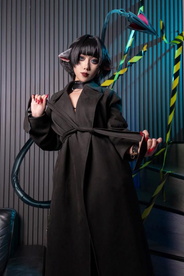    绞肉姬 - 绝区零 简·杜 COS，性感紧身衣黑丝诱惑，角色扮演美艳图集 [60P]第2张图片