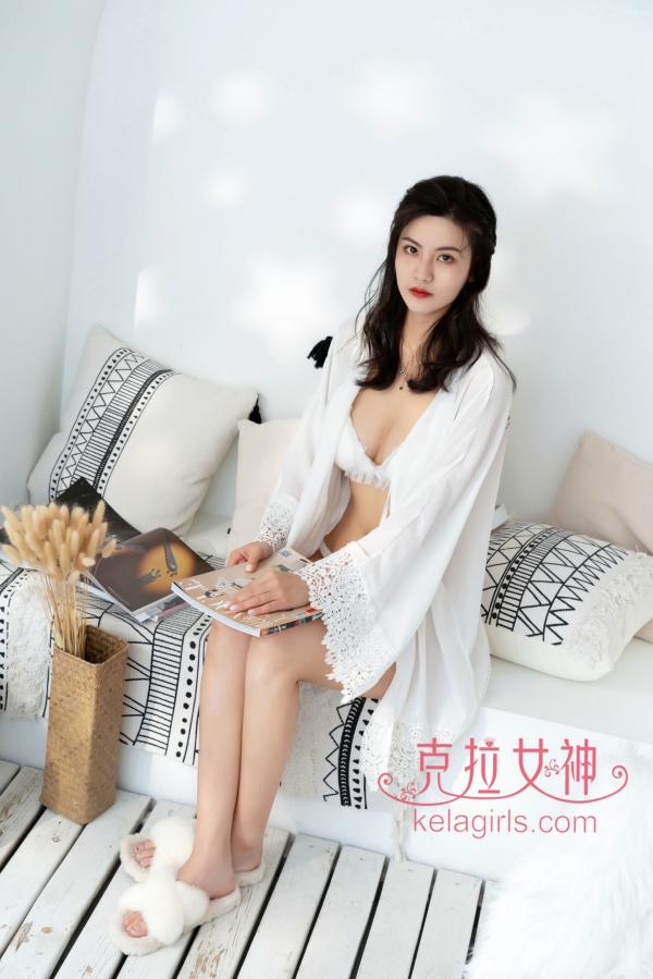    KelaGirls克拉女神-2020.10.23-兰喏《性感绽放》居家私房写真，白嫩肌肤气质女神，蕾丝内衣尽显纯欲诱惑第10张图片