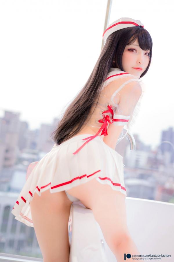    Fantasy-Factory-小丁Ding-兔耳护士-Nurse-Bunny-制服诱惑写真-极致性感cosplay-白嫩尤物第21张图片