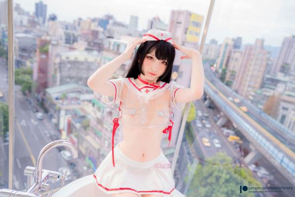    Fantasy-Factory-小丁Ding-兔耳护士-Nurse-Bunny-制服诱惑写真-极致性感cosplay-白嫩尤物第23张图片