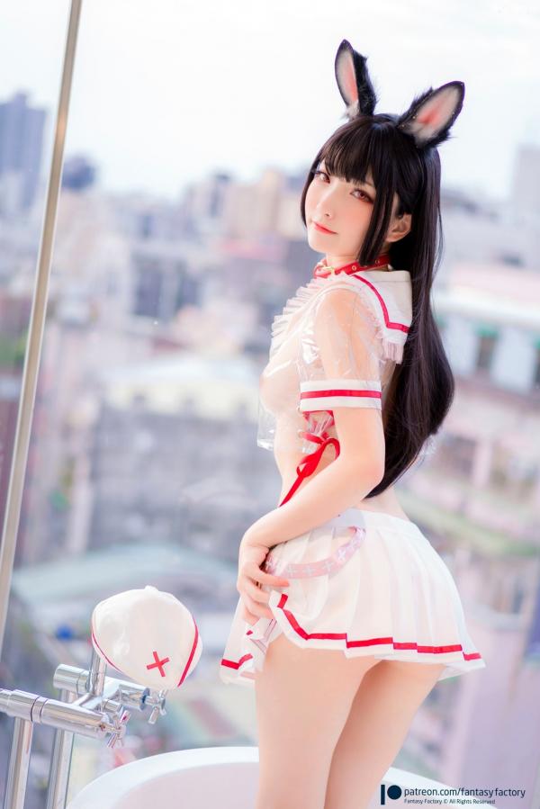    Fantasy-Factory-小丁Ding-兔耳护士-Nurse-Bunny-制服诱惑写真-极致性感cosplay-白嫩尤物第28张图片