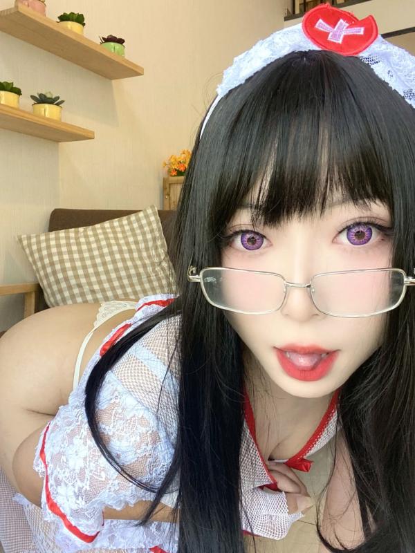    Money冷冷 - 性感蕾丝白网护士角色扮演，极致私房诱惑制服套图 [48P]第23张图片