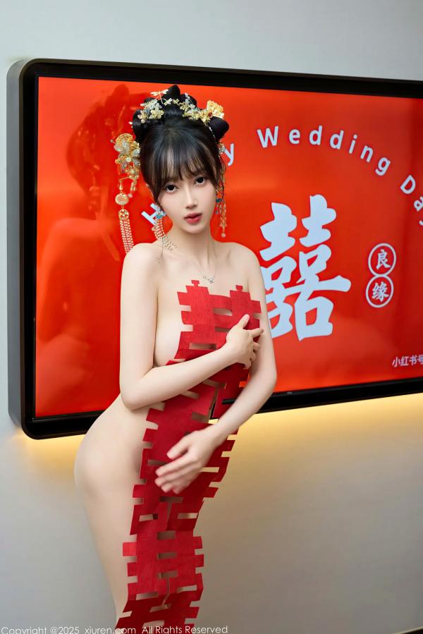    [XiuRen] 秀人 2025.07.21 No.10567 玥儿玥er：古风婚庆主题私房，红装头饰极致诱惑第64张图片