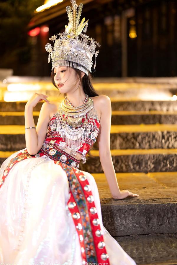 王馨瑶   王馨瑶yanni-极致黑丝透视诱惑-室内丝房写真-语画界无圣光大尺度合集第4张图片