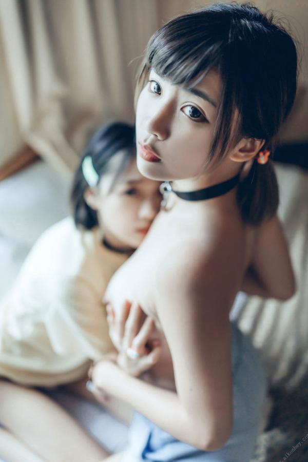    JVID-果宝宝-妍妍-私房卧室互动写真-幼萝莉尺度突破-软萌可爱与极致诱惑的强力碰撞-高颜值双姝写真集-2021.05.28第16张图片