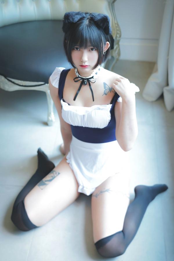    韩国美女Hizzy：猫耳女仆与纹身私房，Pure Media Vol.37高清写真第3张图片