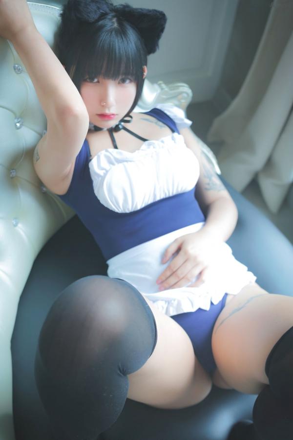    韩国美女Hizzy：猫耳女仆与纹身私房，Pure Media Vol.37高清写真第11张图片