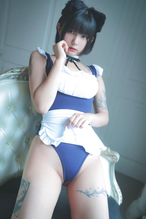    韩国美女Hizzy：猫耳女仆与纹身私房，Pure Media Vol.37高清写真第18张图片