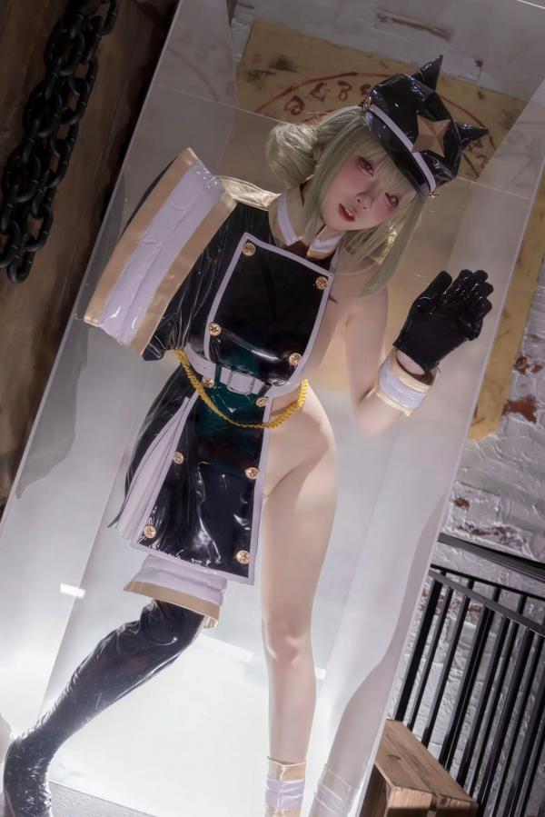    纸悦Etsu_ko - 憧憬成为魔法少女 阿良河基维角色扮演，黑丝漆皮禁锢风性感写真，极致视觉诱惑 [38P]第2张图片