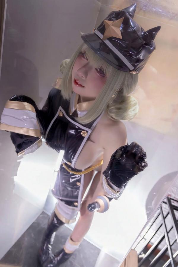    纸悦Etsu_ko - 憧憬成为魔法少女 阿良河基维角色扮演，黑丝漆皮禁锢风性感写真，极致视觉诱惑 [38P]第9张图片