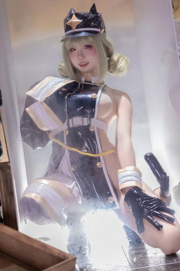    纸悦Etsu_ko - 憧憬成为魔法少女 阿良河基维角色扮演，黑丝漆皮禁锢风性感写真，极致视觉诱惑 [38P]第14张图片