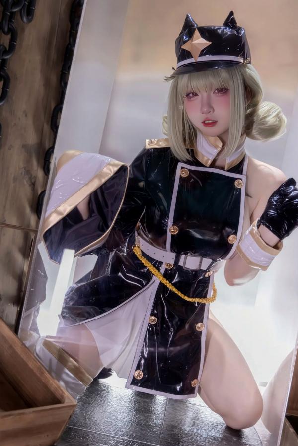    纸悦Etsu_ko - 憧憬成为魔法少女 阿良河基维角色扮演，黑丝漆皮禁锢风性感写真，极致视觉诱惑 [38P]第15张图片