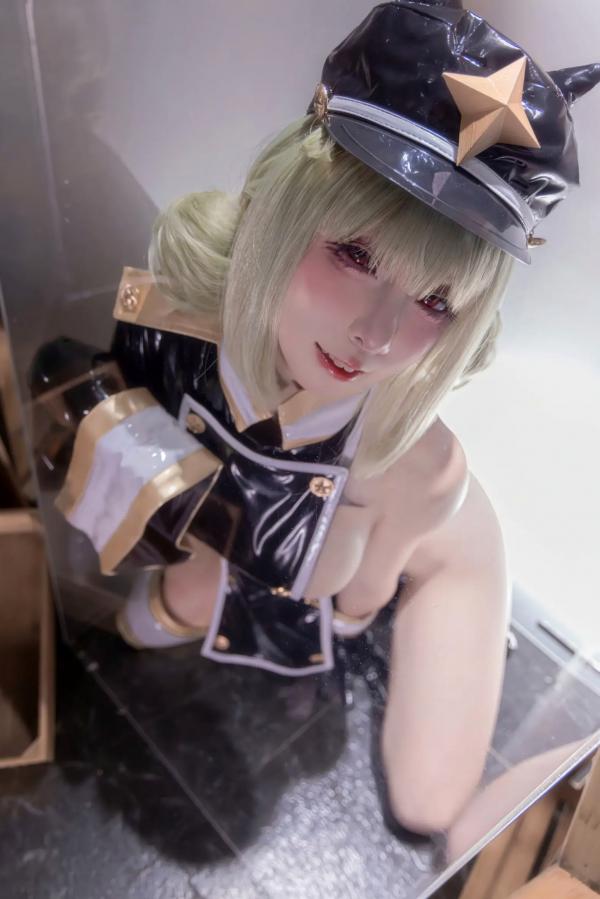    纸悦Etsu_ko - 憧憬成为魔法少女 阿良河基维角色扮演，黑丝漆皮禁锢风性感写真，极致视觉诱惑 [38P]第16张图片