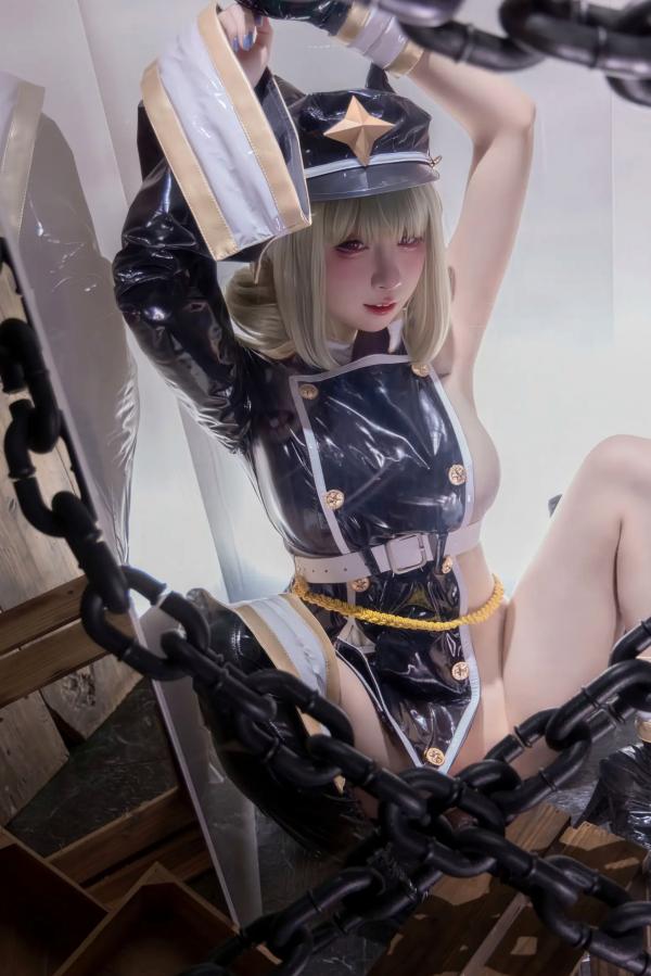    纸悦Etsu_ko - 憧憬成为魔法少女 阿良河基维角色扮演，黑丝漆皮禁锢风性感写真，极致视觉诱惑 [38P]第19张图片